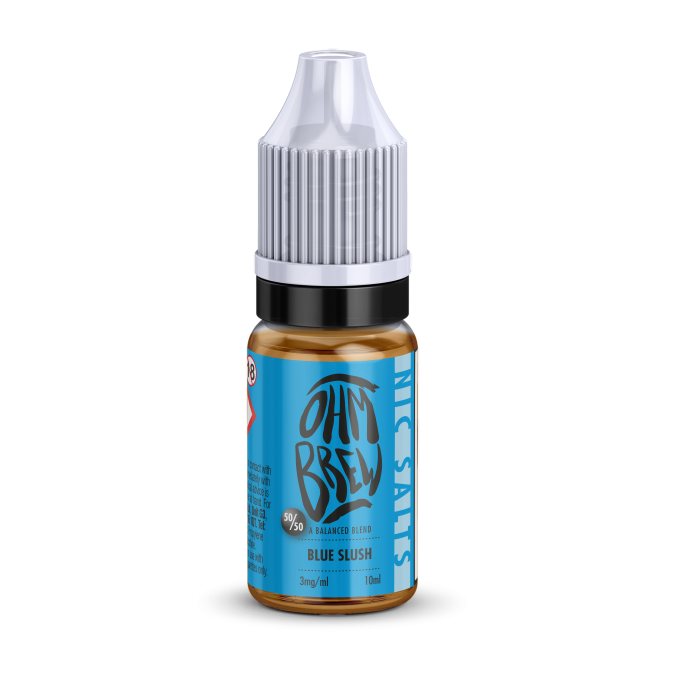 Blue Slush E-liquid by Ohm Brew 50/50 Nic Salts