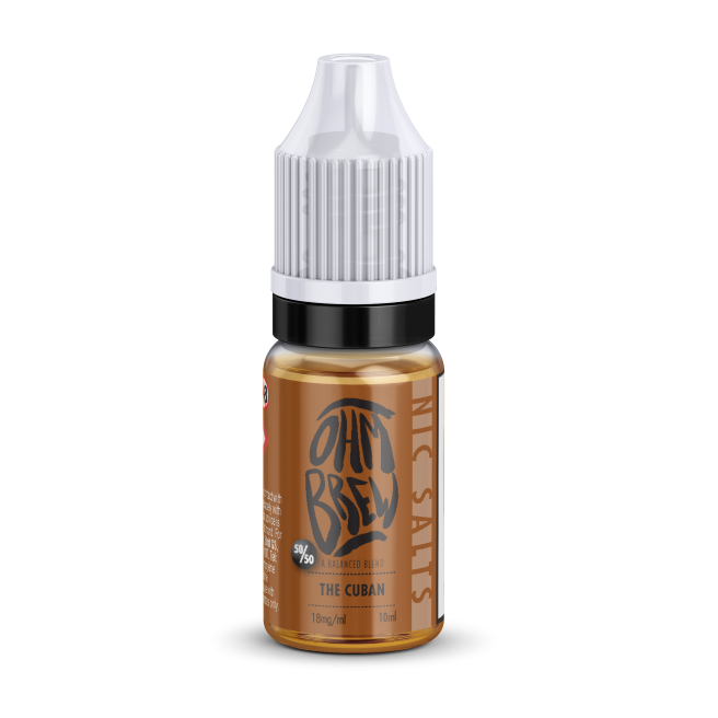 The Cuban E-liquid by Ohm Brew 50/50 Nic Salts